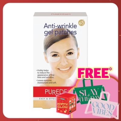 PUREDERM Anti-Wrinkle Gel Patches 12's