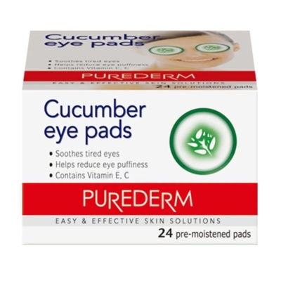 PUREDERM - Cucumber Eye Pads (Soft Pads) 24s image