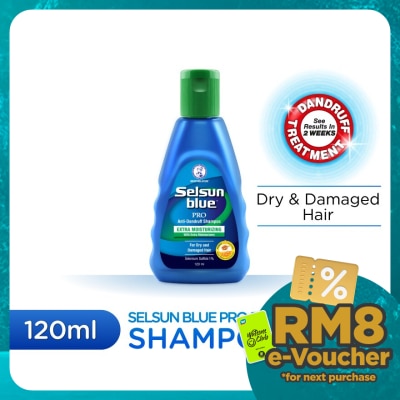 SELSUN BLUE Extra Moisturizing  Shampoo 120ml