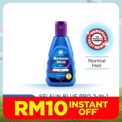 SELSUN BLUE 2-In-1 Pro Anti-Dandruff Shampoo 120ml