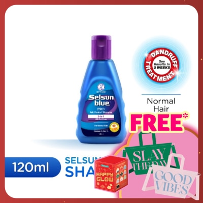 SELSUN BLUE 2-In-1 Pro Anti-Dandruff Shampoo 120ml