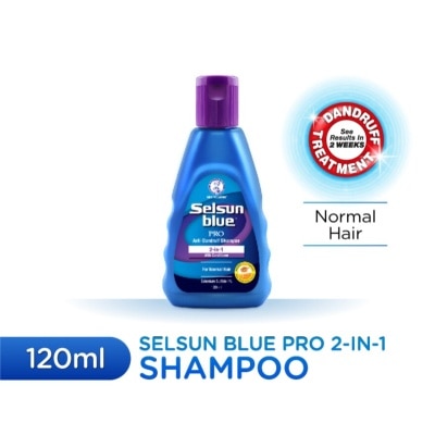 SELSUN BLUE 2-In-1 Pro Anti-Dandruff Shampoo 120ml