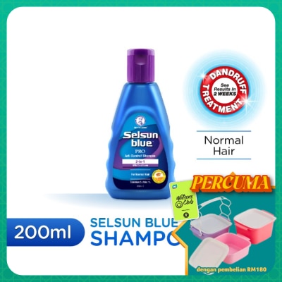 SELSUN BLUE - 2-In-1 Pro Anti-Dandruff Shampoo 200ml