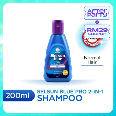 SELSUN BLUE 2-In-1 Pro Anti-Dandruff Shampoo 200ml