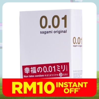 SAGAMI Original 0.01 3's Non latex condom