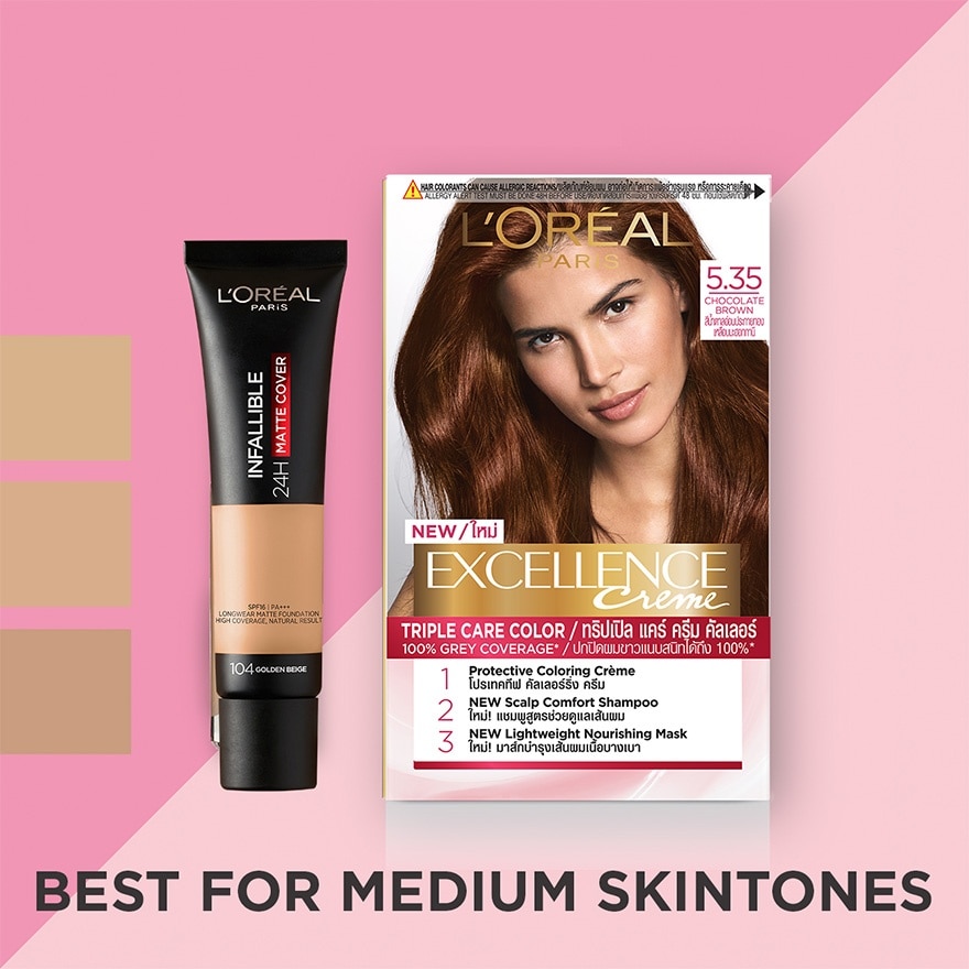 Loreal Excellence Creme Chocolate Brown 5.35