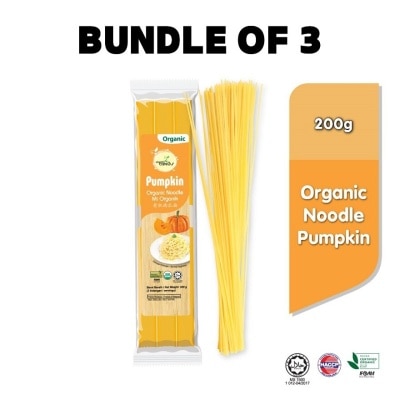 ORGANIC CARE2U Organic Pumpkin Noodle (200g x 3 Packs)