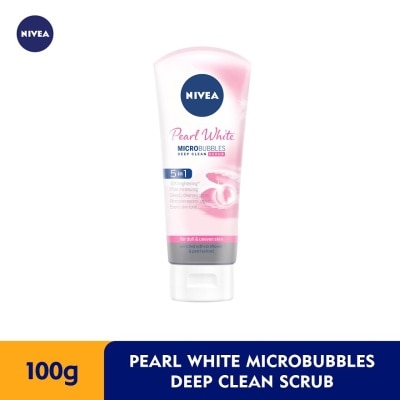 NIVEA Pearl Bright Microbubbles Deep Clean Scrub 100g