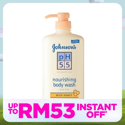 JOHNSON'S pH 5.5 Body Wash Honey 750ml