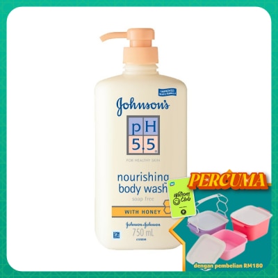 JOHNSON'S - pH 5.5 Body Wash Honey 750ml