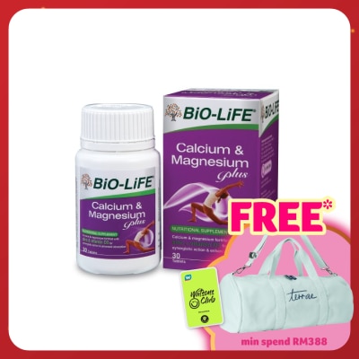 BIO-LIFE Calcium & Magnesium Plus 30's