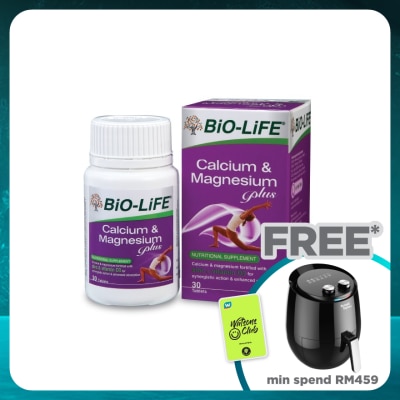 BIO-LIFE Calcium & Magnesium Plus 30's