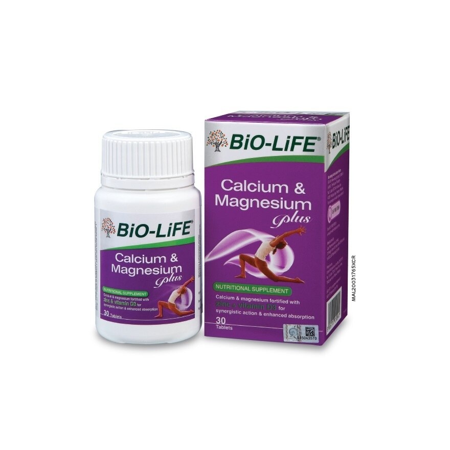 Calcium & Magnesium Plus 30's image