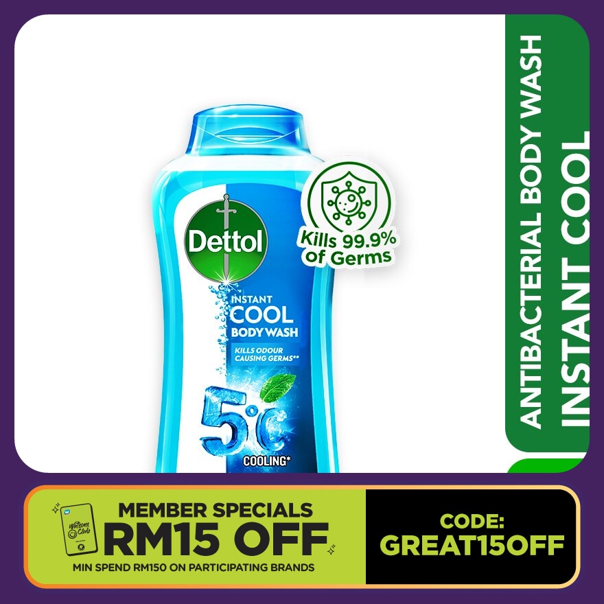 Body Wash Instant Cool Mint & Sea Minerals 250g