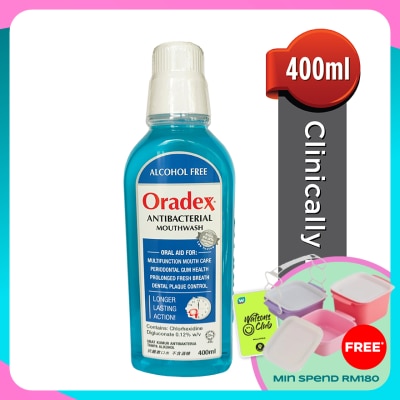 ORADEX Antibacterial Mouthwash 400ml