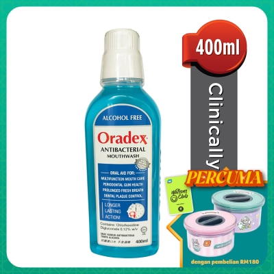 ORADEX Antibacterial Mouthwash 400ml