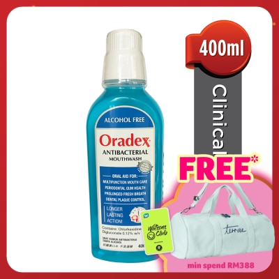 ORADEX Antibacterial Mouthwash 400ml