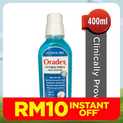 ORADEX Antibacterial Mouthwash 400ml