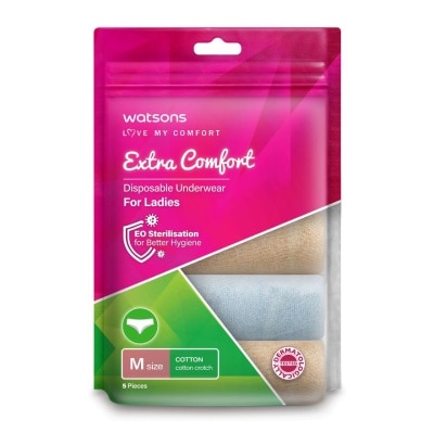 WATSONS extra comfort disposable underwear cotton ladies M