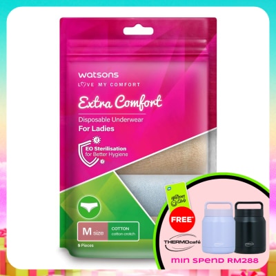 WATSONS - extra comfort disposable underwear cotton ladies M