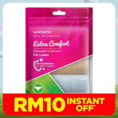 WATSONS extra comfort disposable underwear cotton ladies M