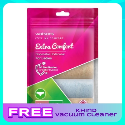 WATSONS extra comfort disposable underwear cotton ladies M