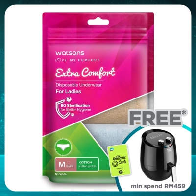 WATSONS extra comfort disposable underwear cotton ladies M