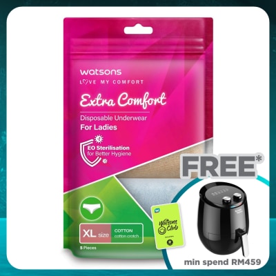 WATSONS extra comfort disposable underwear cotton ladies XL