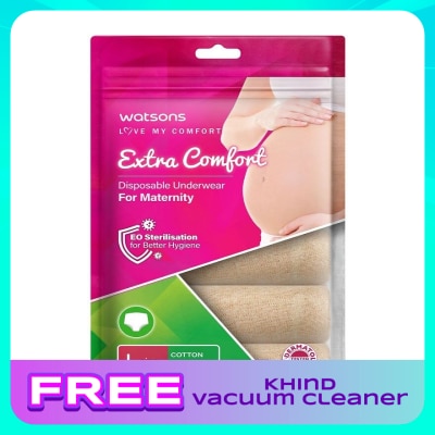 WATSONS extra comfort disposable underwear cotton maternity L