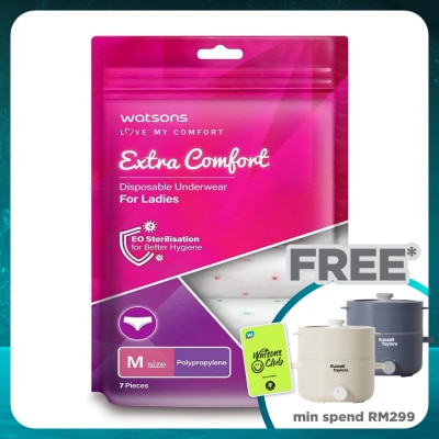 WATSONS extra comfort disposable underwear pp ladies M
