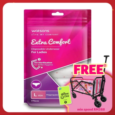 WATSONS extra comfort disposable underwear pp ladies L