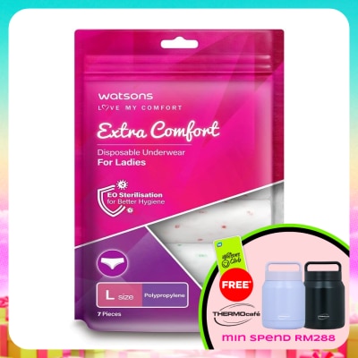 WATSONS - extra comfort disposable underwear pp ladies L