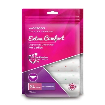 WATSONS extra comfort disposable underwear pp ladies XL