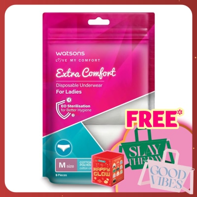 WATSONS extra comfort disposable underwear tc ladies M