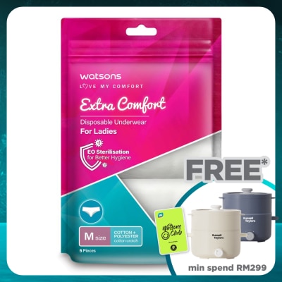 WATSONS extra comfort disposable underwear tc ladies M