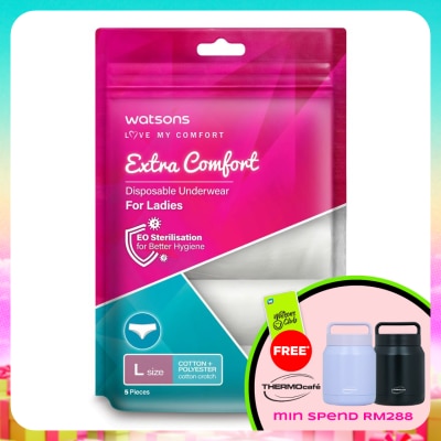WATSONS - extra comfort disposable underwear tc ladies L