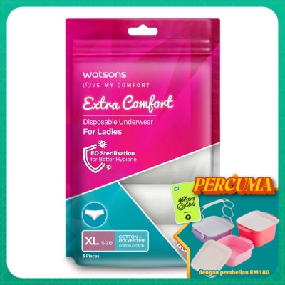 WATSONS - extra comfort disposable underwear tc ladies XL