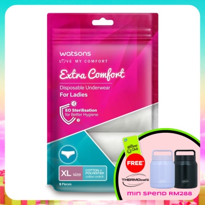 WATSONS - extra comfort disposable underwear tc ladies XL