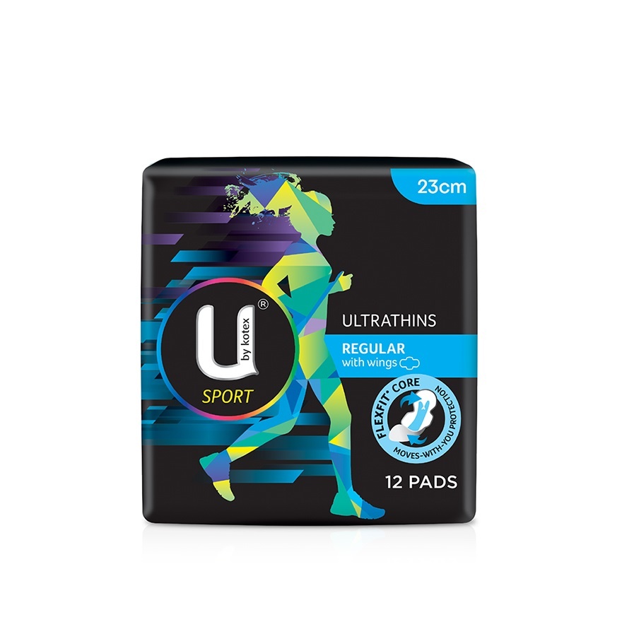 Sport Ultrathin Regular Wing Pad 23cm (12s) Super absorbent sanitary pad against leak image