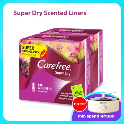 CAREFREE - Super Dry Unscented Liners 2 x 50's image
