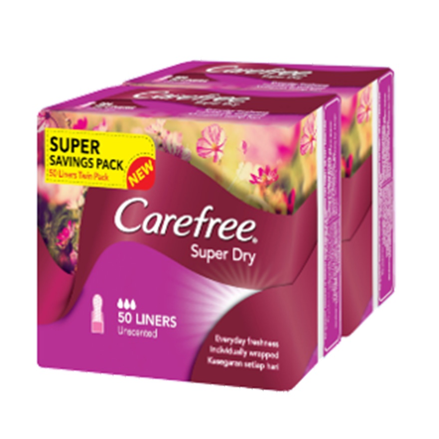 Super Dry Unscented Liners 2 x 50's image