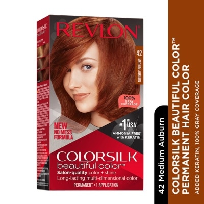 REVLON Color Silk Medium Auburn 1's