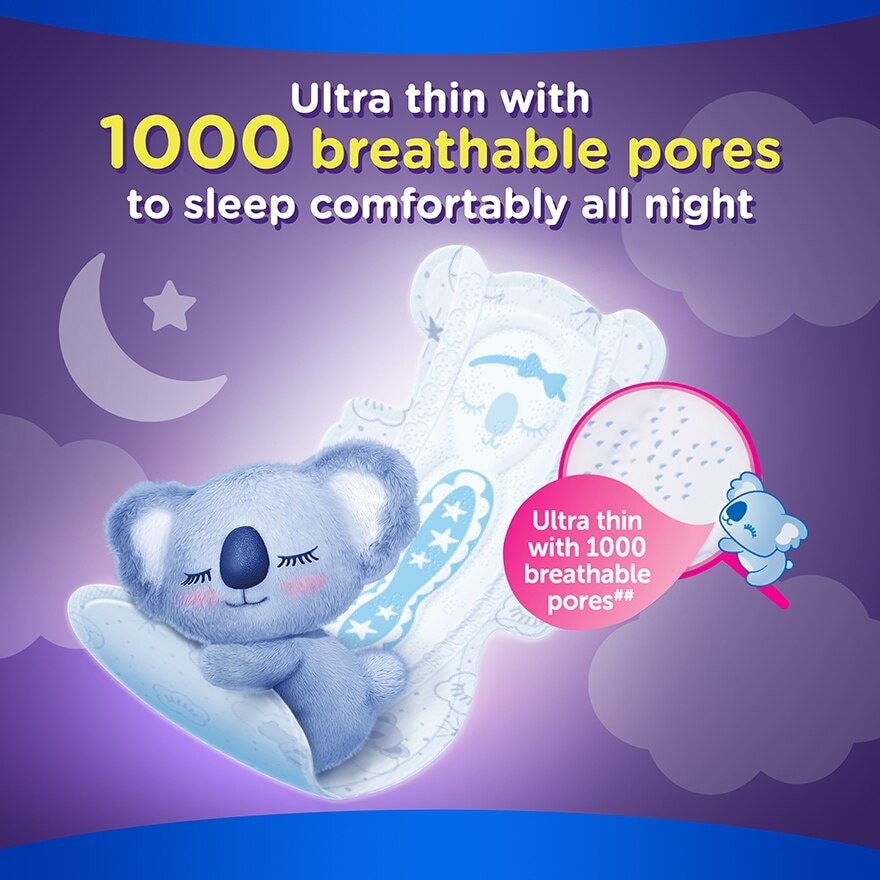 Koala Overnight Wing Sanitary Pads 36cm 5's