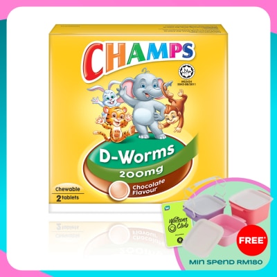 CHAMPS D Worms 2's (Chocolate flavour)