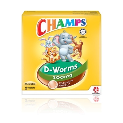 CHAMPS D Worms 2's (Chocolate flavour)