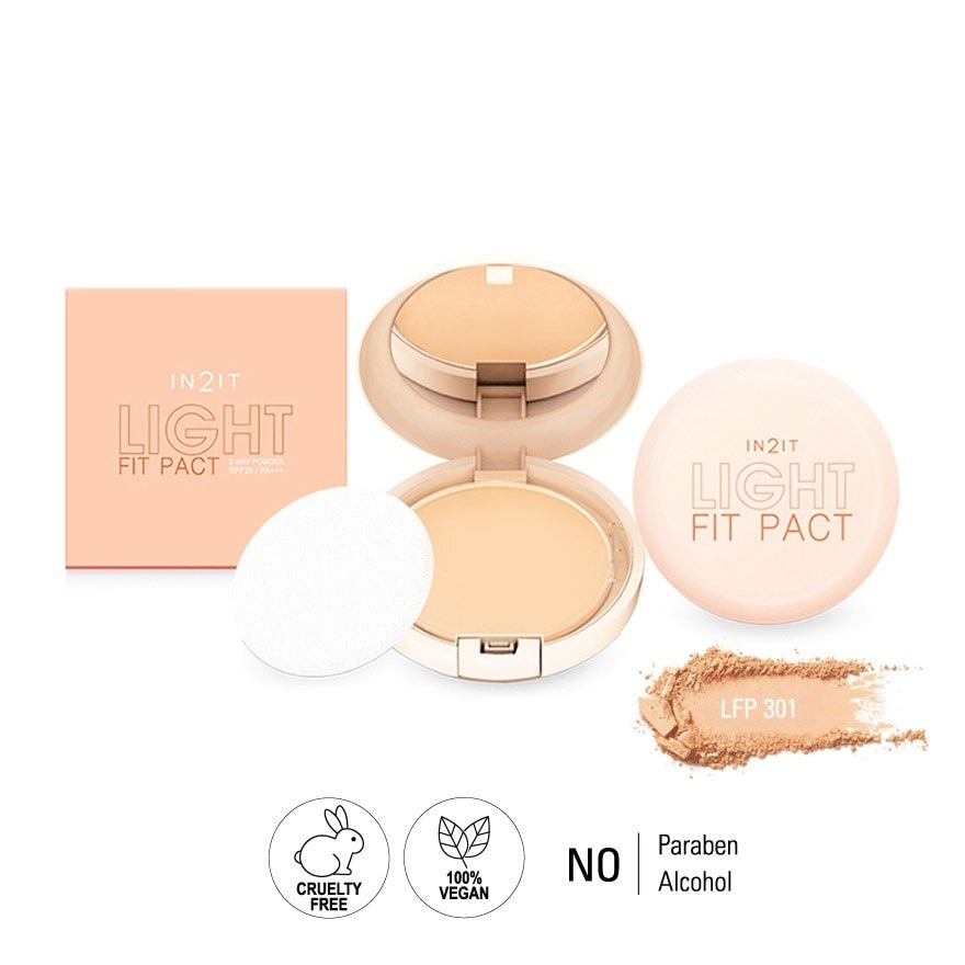 HYA CICA Light Fit Pact 2 Way Powder SPF25 LFP301