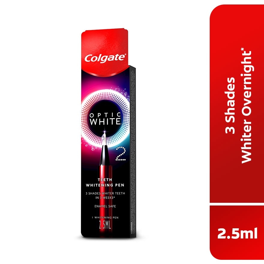 Colgate Optic White O2 Teeth Whitening Pen 2.5ml
