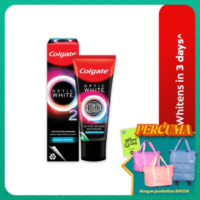 COLGATE - Colgate Optic White 02 Oxygen Whitening Aromatic Menthol Toothpaste 20g