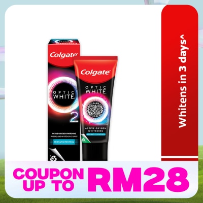 COLGATE Colgate Optic White 02 Oxygen Whitening Aromatic Menthol Toothpaste 20g