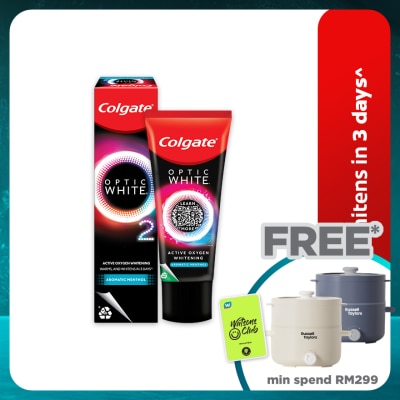 COLGATE Colgate Optic White 02 Oxygen Whitening Aromatic Menthol Toothpaste 20g